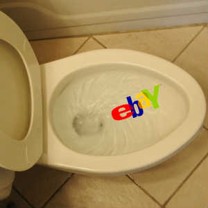 ebay in the toilet image